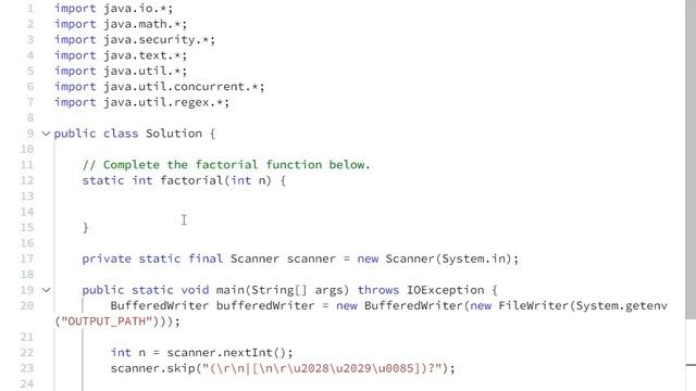 Hackerrank Day 9: Recursion 3 Solution - Java 8| Hackerrank 30 Days Of Code смотреть онлайн