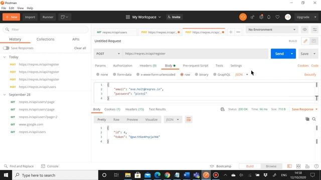 API Testing using Postman - Session 8 - How to Create API POST Request смотреть онлайн