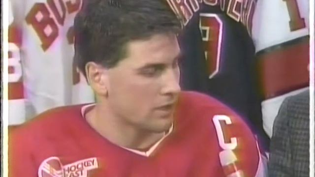 BM 1992-02-03 Beanpot Semifinal post-game interview with Tom DIon and David Sacco смотреть онлайн