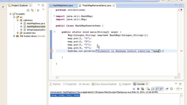 How to remove elements from Hashmap in java? смотреть онлайн