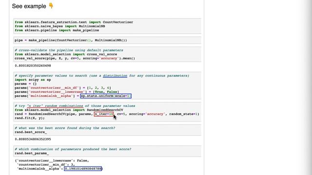 Try RandomizedSearchCV if GridSearchCV is taking too long смотреть онлайн