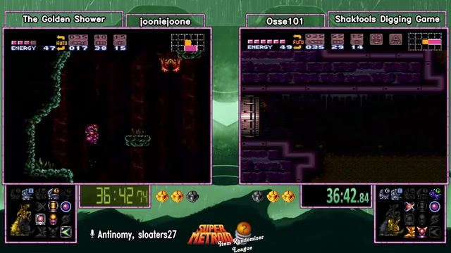 Top 8 Golden Shower(jooniejoone) vs Shaktools Digging Game(Osse101). Super Metroid Rando League S3 смотреть онлайн
