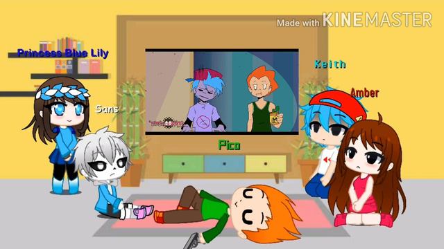 Gacha Club Reacts to a Short FNF Video (Me and Sans joined) 😊 смотреть онлайн