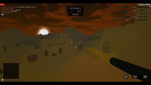 ROBLOX Battlefield 50 killstreak Nuke AA12 [winner!] смотреть онлайн