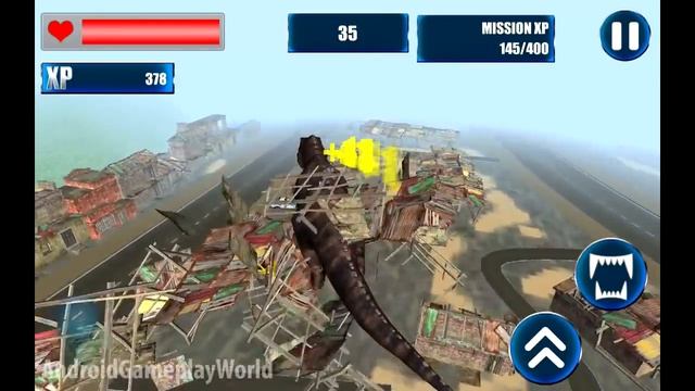 Crazy Dino Simulator 3D Android Gameplay смотреть онлайн