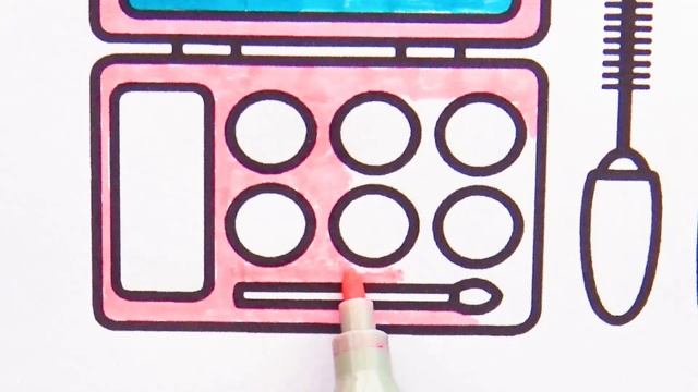Косметика для Девочек Раскраска для Детей| Cosmetics for Girls Coloring Pages for Kids смотреть онлайн