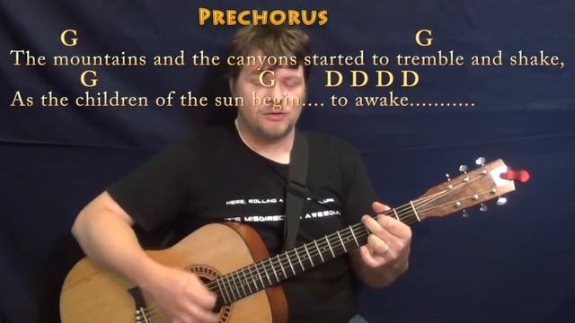 Going to California (Led Zeppelin) Strum Guitar Cover Lesson with Chords/Lyrics смотреть онлайн