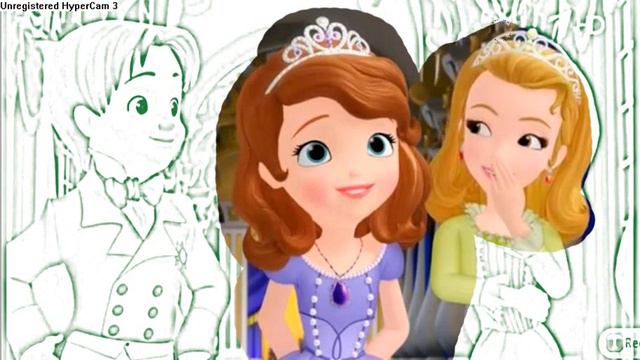 Sofia The First 💖🎁 Coloring Book #12🎨 София Прекрасная Раскраска 🎨 Принцесса СОФИЯ👑👑👑#12 смотреть онлайн