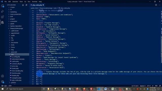 PHP proper use of case sensitive variable names example смотреть онлайн
