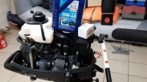 Масло для лодочного мотора SUZUKI DF 6 AS. Проверка мотора   на,, вшивость».