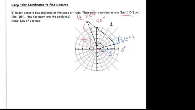 Finding Distance using Polar Coordinates смотреть онлайн