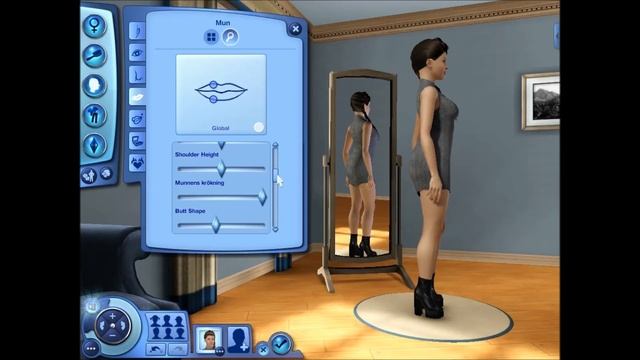 How to make your sims curvy in SIMS 3 смотреть онлайн
