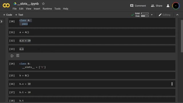 __slots__ in Python смотреть онлайн