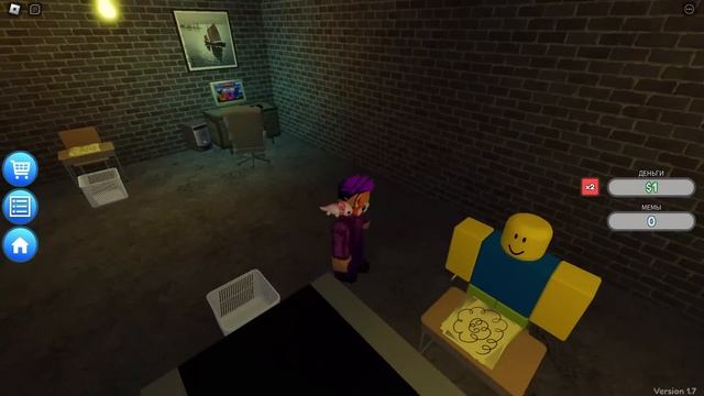 ДЕЛАЮ МЕМЫ В ПОДВАЛЕ, В 3 ЧАСА НОЧИ! ROBLOX смотреть онлайн