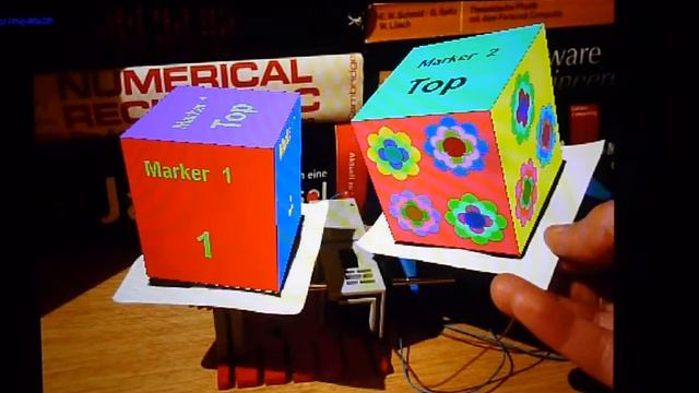 Android App : Augmented Reality , Marker Detection, Simple 3D Object Rendering смотреть онлайн