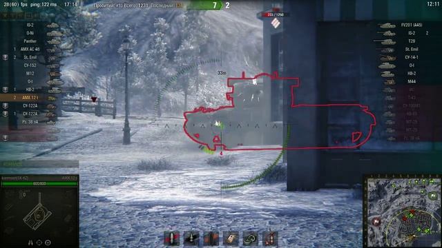 AMX 12 t, Виндсторм, Стандартный бой смотреть онлайн