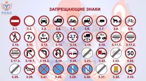 3.3 Запрещаюшие знаки