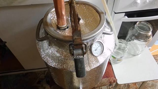 Медная укрепляющая колонна Волжанка 35-1000. Тестовый перегон сахарной браги. смотреть онлайн