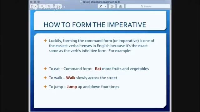 Giving Directions - How To Form The Positive Command Form смотреть онлайн