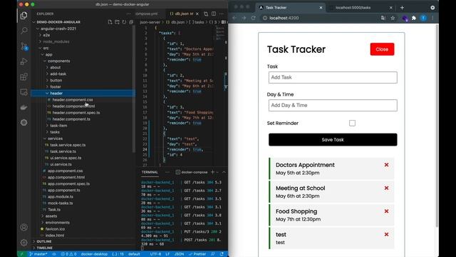 Angular application in Docker - Traversy Media Angular Crash Course into Docker Environment смотреть онлайн