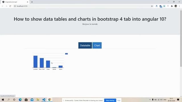 Angular 10 Datatables Google Charts inside Bootstrap 4 Tabs смотреть онлайн