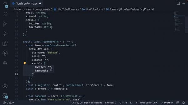React Hook Form Tutorial - 13 - Nested Objects