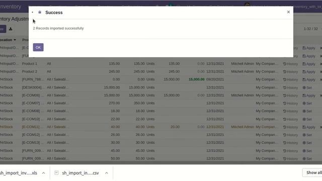 Import Stock Inventory With Lot/Serial Number from CSV/Excel file Odoo смотреть онлайн