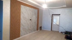 Гибкий мрамор как выглядит на стене?