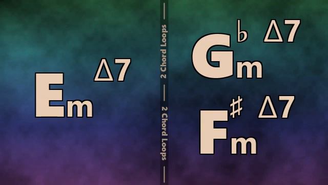 Em maj7 to Gbm maj7 (F#m maj7) Backing Track смотреть онлайн