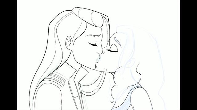 Harley Quinn x Poison Ivy - Drawing Process смотреть онлайн