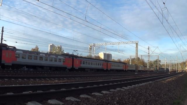 Электропоезд ЭД4М-0448 сообщением Пушкино - Москва смотреть онлайн