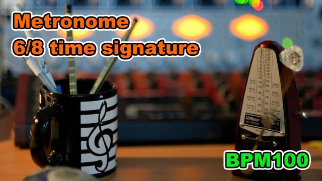 【Metronome】6/8 time signature, 30minutes【BPM100】 смотреть онлайн