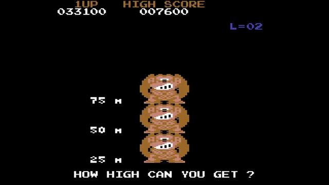 Donkey Kong (Commodore 64) смотреть онлайн