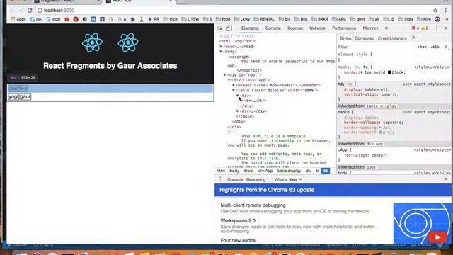 react.js fragments in 2 min смотреть онлайн