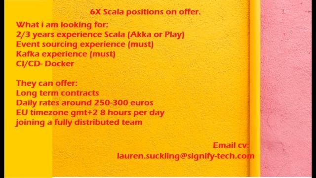 Mid/Senior Scala Developers Needed in EMEA 2023 | Hiring Scala Experts in EMEA 2023 смотреть онлайн