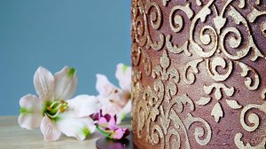 Золотые узоры трафаретом Рецепт пряного Ганаша