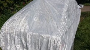 Автомобильный чехол (тент). Обзор на практике