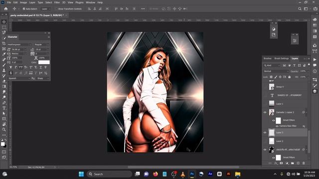 How to Design a Club/Beach Party Poster or Flyer I Photoshop Tutorial + FREE PSD (for beginners) смотреть онлайн