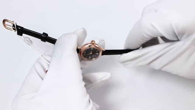 Золотые часы Часовой завод Ника 0362.0.1.53C с минеральным стеклом смотреть онлайн