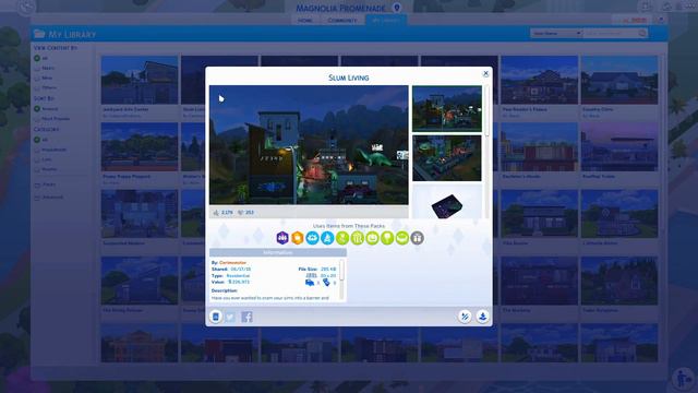 [Sims 4 * ll's World] Lot Creators Credits - Magnolia Promenade смотреть онлайн