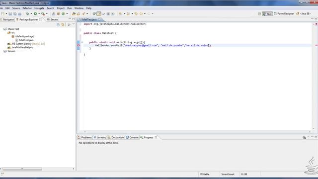 Java Mail Librería de Automatización MailSender Java Eclipse [email java] смотреть онлайн