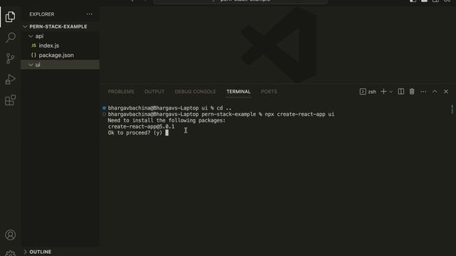PERN Stack Complete Guide - EP 5 - Setting up Backend and Frontend | Bachina Labs EP99 смотреть онлайн