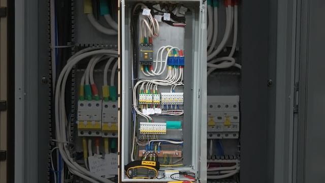 22. Подключение кабелей, измерительные кольца в электрощите. Как собирать электрощиты. Часть 22. смотреть онлайн