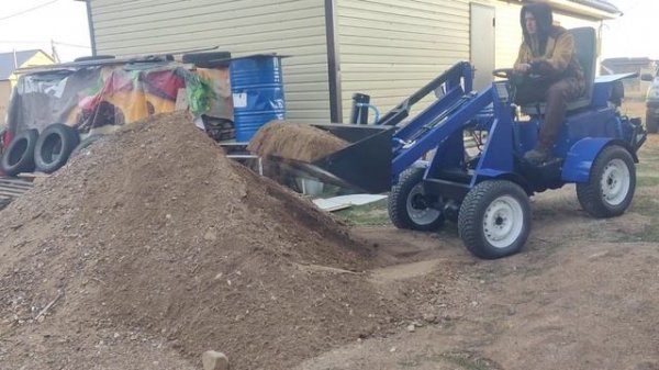 Супер самодельный мини погрузчик ?