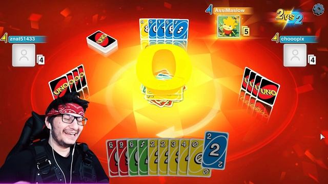 FLACKJK И ASSIMASLOW ПРОТИВ ZNAT51 И CHOOPIX В UNO FLIP