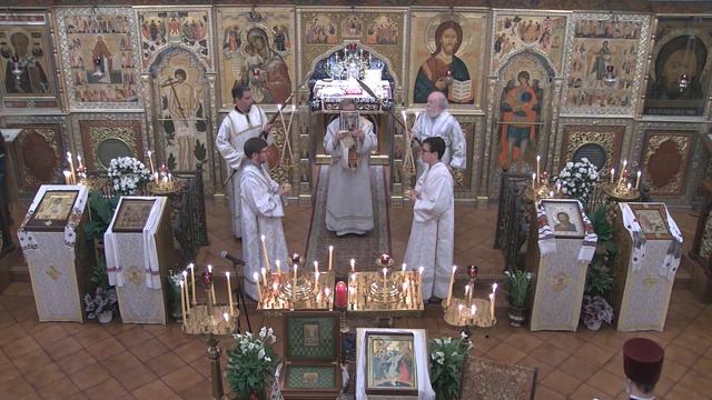 2022.05.14. Sunday of the Paralytic. Vigil. Неделя 4-я по Пасхе. О расслабленном. Всенощная. смотреть онлайн