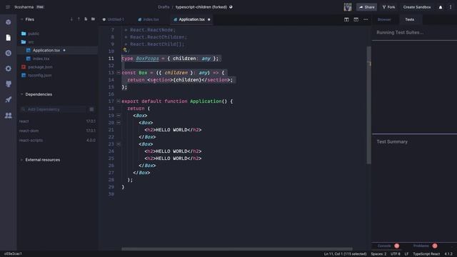 Writing Typings for React componennt childrens #06 смотреть онлайн