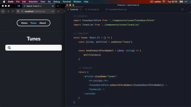 React | Komunikácia komponentov смотреть онлайн