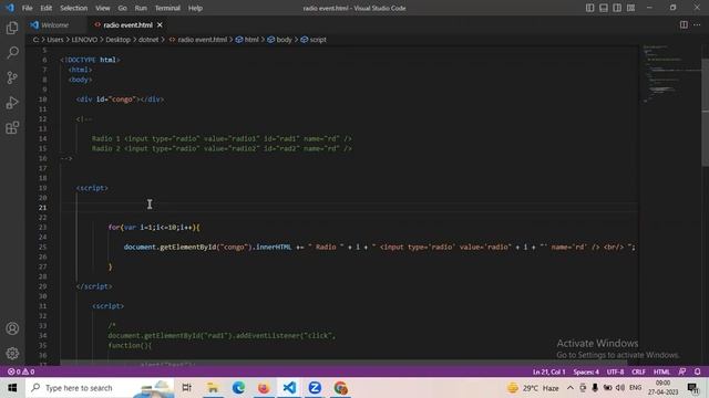JavaScript Tutorial 9 Radio and Checkbox Dynamic Operations смотреть онлайн