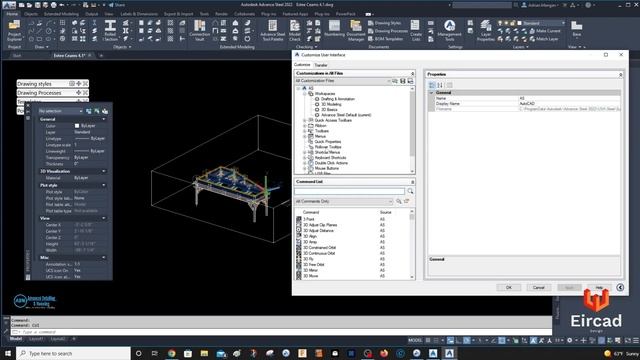 ADVANCE STEEL: "Copy Custom Toolbar/Ribbon" смотреть онлайн